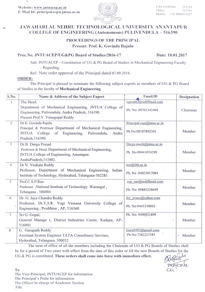 board of studies